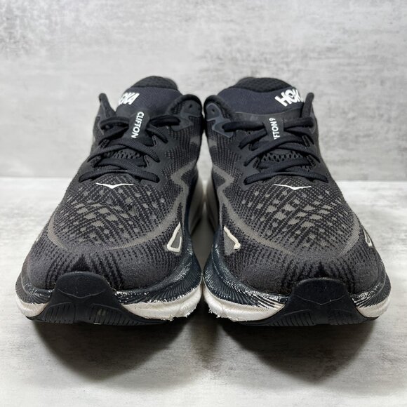 Hoka One One Clifton 9 Running Shoes - Men's Size 9 - Black - Picture 3 of 10
